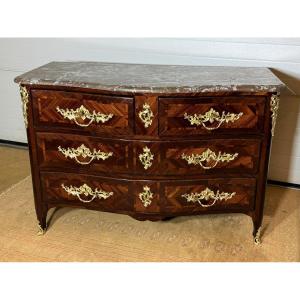 Louis XV Chest Of Drawers, Stamped “françois Garnier,” 18th Century 