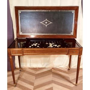 Tric Trac Table. Stamped “etienne Avril,” 18th Century 