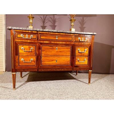 Louis XVI Commode With 5 Drawers, Eighteenth Century Era