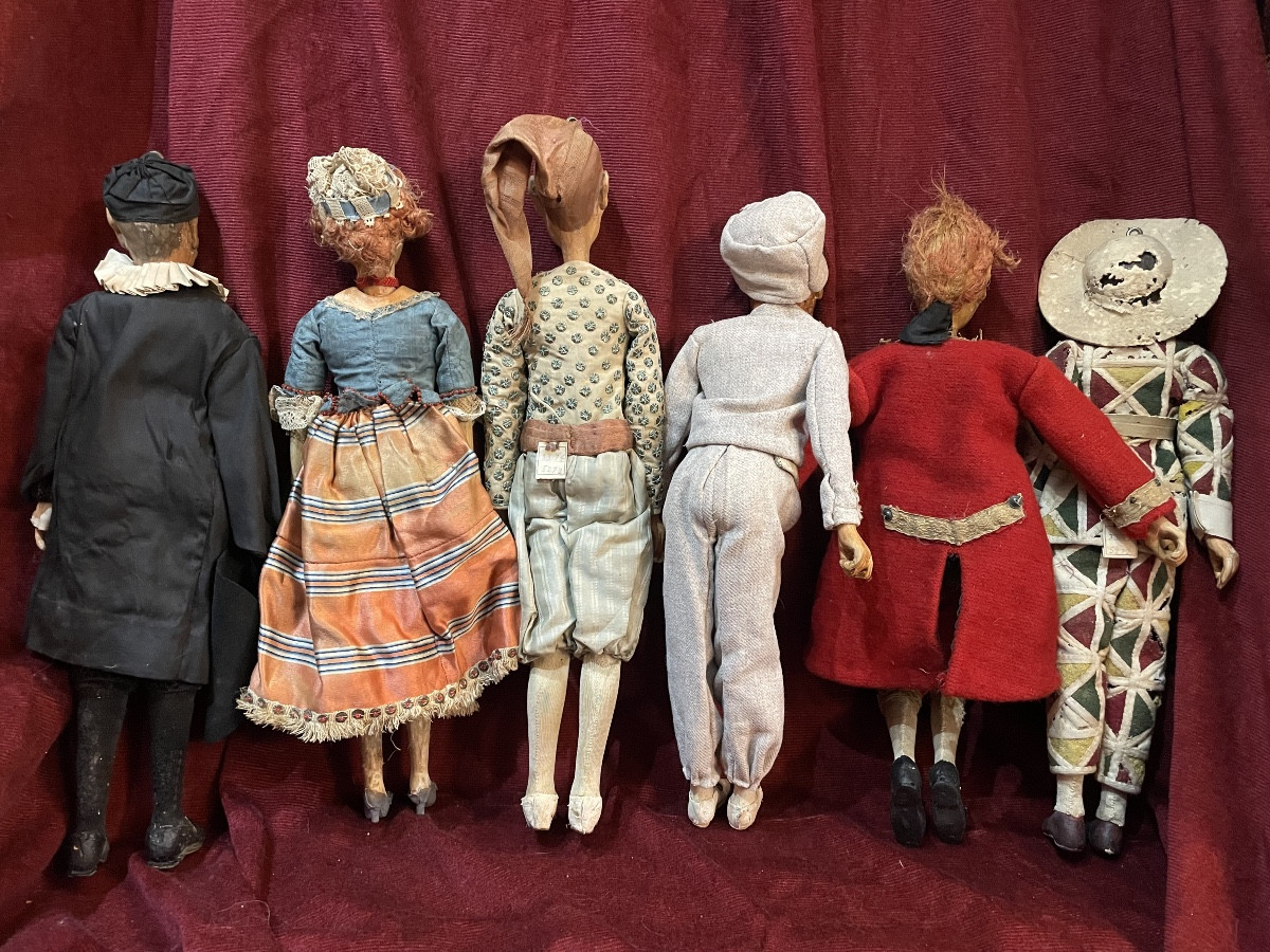 Wooden Puppets, Italy, 18th Century-photo-2