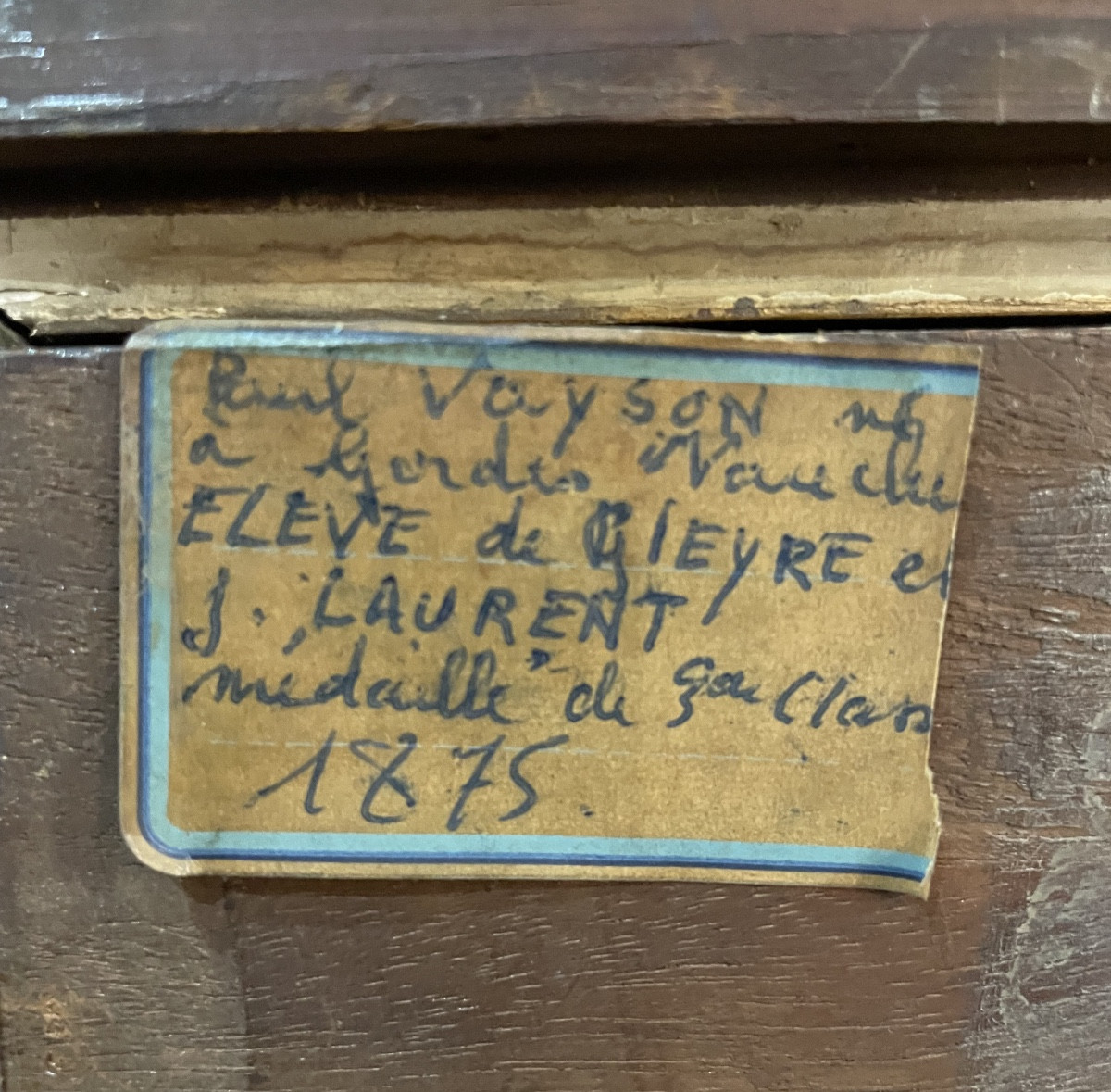 Small 19th-century Painting Depicting A Peasant Walking His Pigs-photo-3