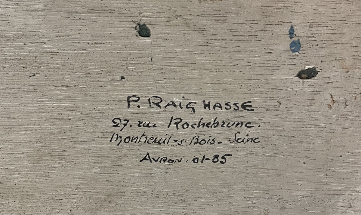 Pierre RAIGHASSE "Pardon aux environs de Guilvinec", huile sur panneau -photo-4