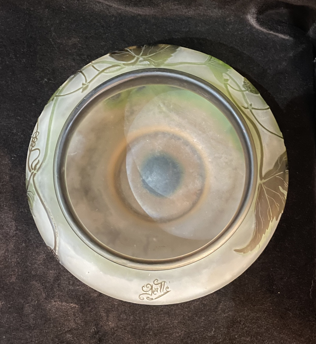 Bonbonnière GALLÉ fleurs de houblon-photo-1