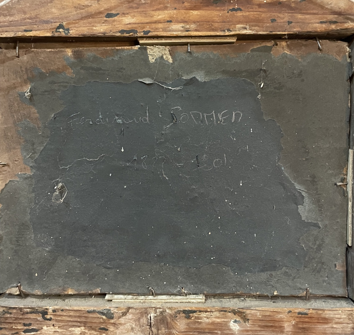 F. Sommer, petit paysage de montagne 19 ème siècle-photo-4