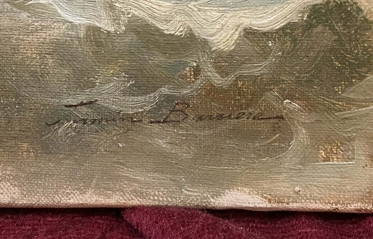 "Bateau de pêche par gros temps" , Firmin Barrière -photo-2