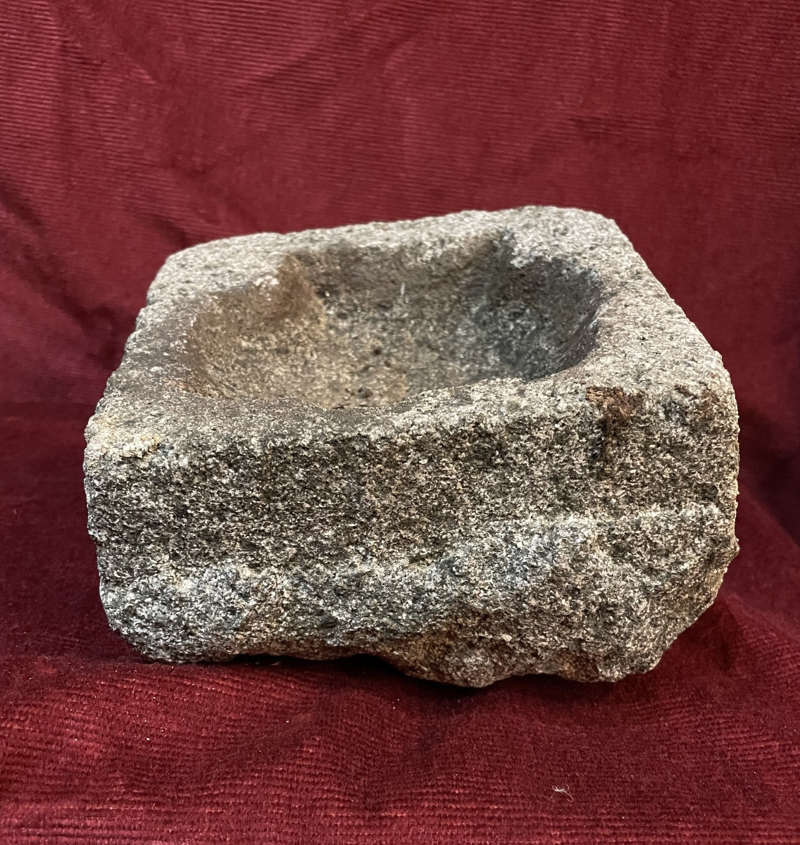 16th Century Granite Holy Water Font, Côtes d'Armor-photo-2