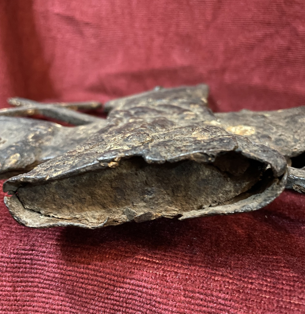 Wrought Iron Emblem Of The Franciscan Order, Folk Art, 16th Century -photo-3