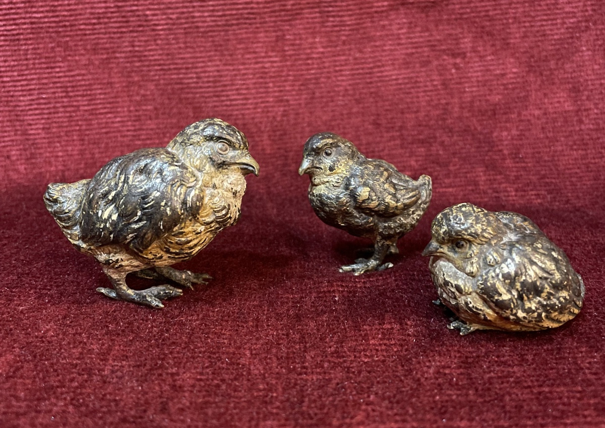 Bronze Bird Group From Vienna