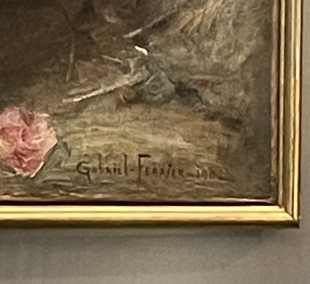 Portrait Of A Little Girl By Gabriel Ferrier, 1906-photo-2