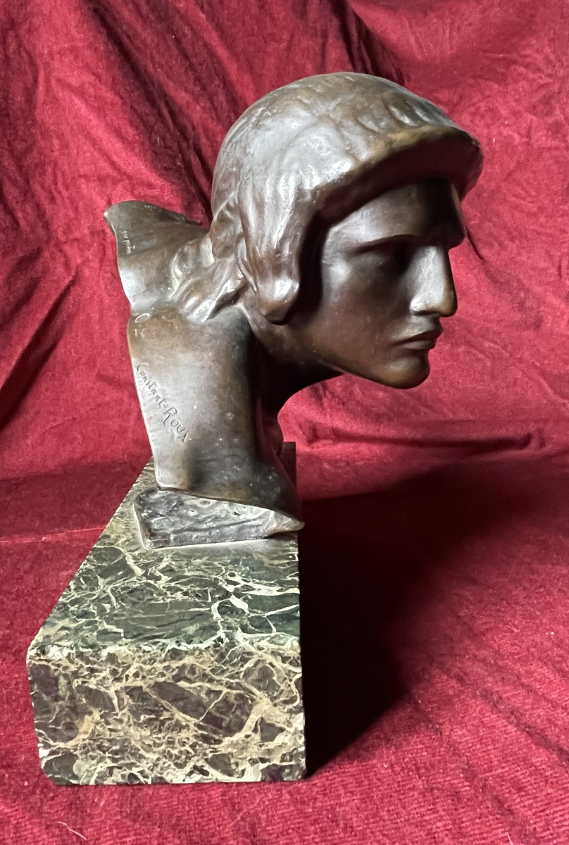 "La colère d'Achille", bronze par Constant Roux-photo-2