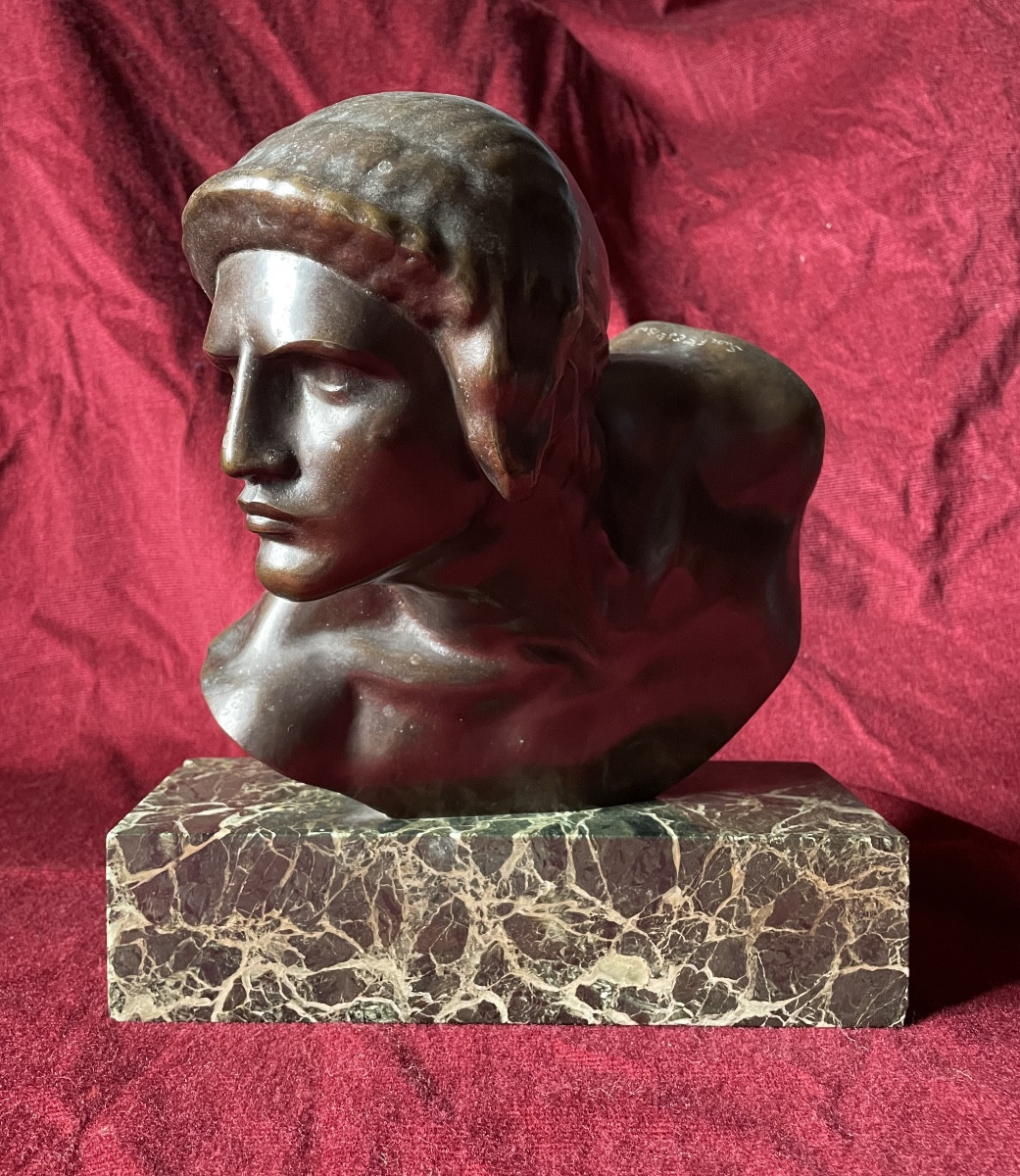 "La colère d'Achille", bronze par Constant Roux