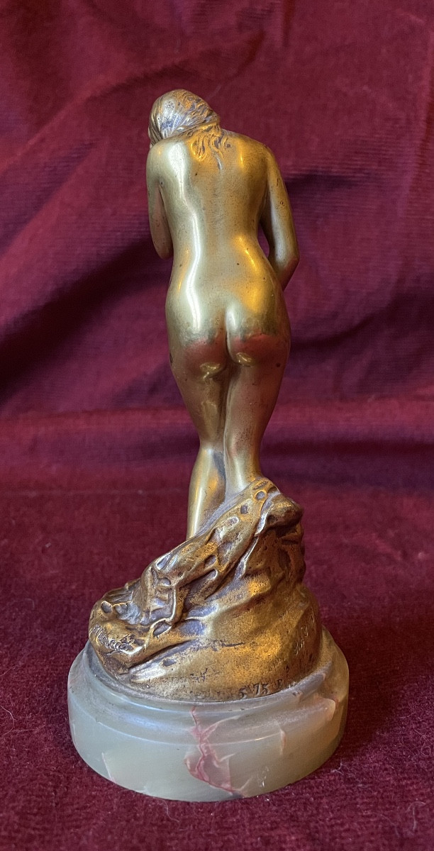 Pleureuse, bronze par Antonin Mercié-photo-3