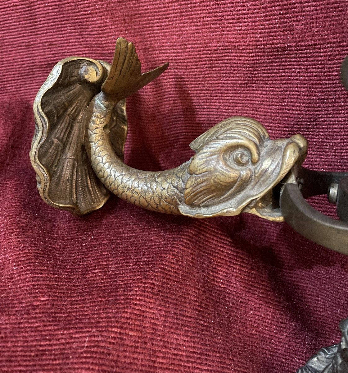 Bronze Ship Wall Sconce For Officer's Cabin -photo-2