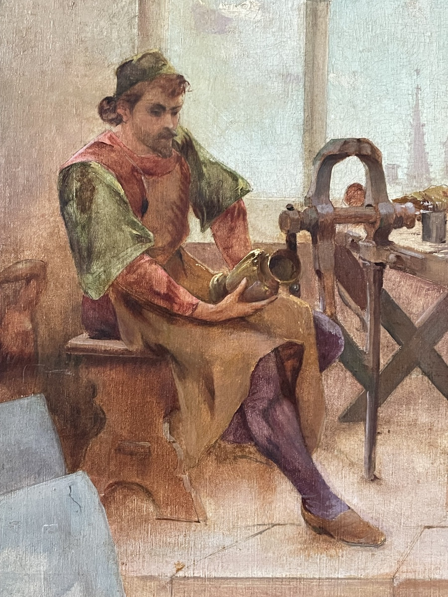 Painting Presented To A. Susse On The Occasion Of His Receiving The Legion Of Honour, 1894-photo-1