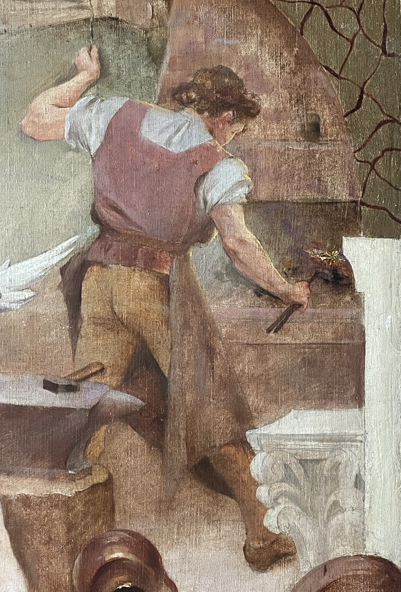 Painting Presented To A. Susse On The Occasion Of His Receiving The Legion Of Honour, 1894-photo-2