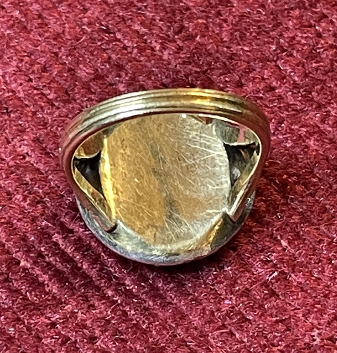 18th Century Gold And Silver Ring, Pavé-set With 31 Diamonds -photo-1