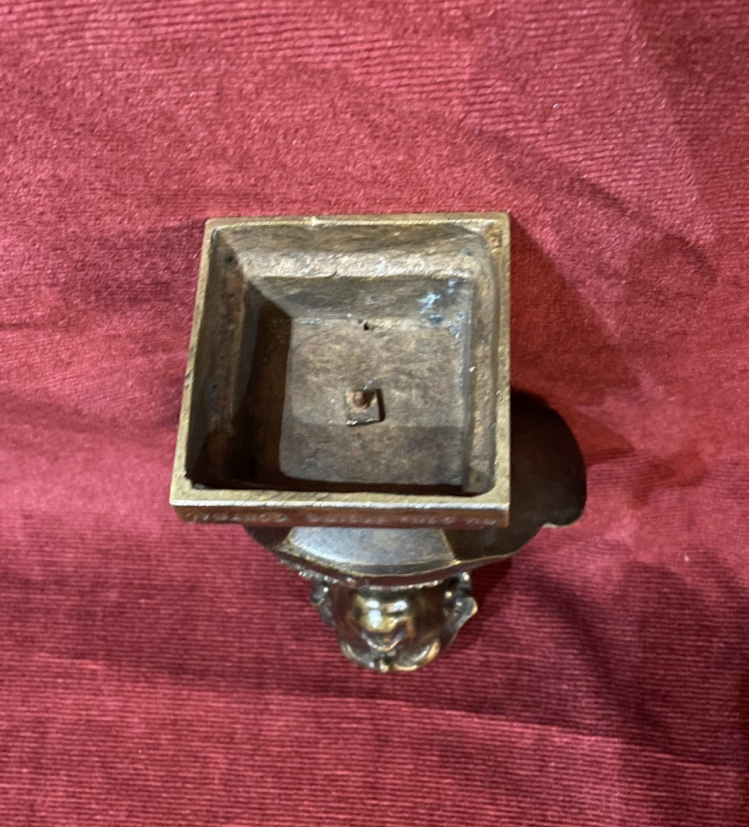 Bronze représentant le buste du Grand Rabbin Salomon Ulmann-photo-2