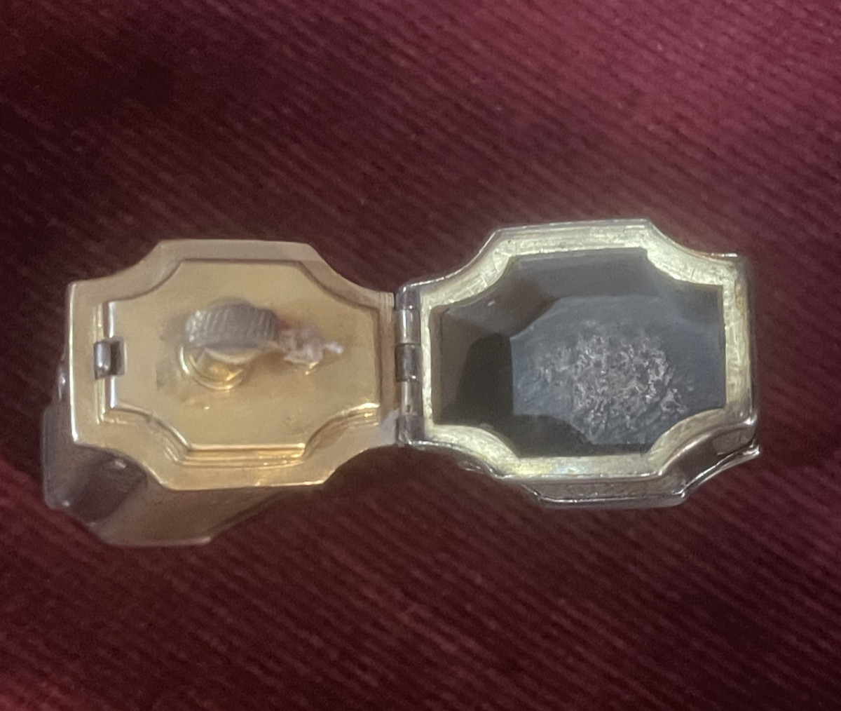 Briquet à essence en argent et galuchat-photo-4