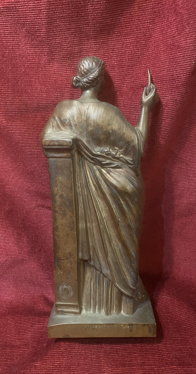 "Euterpe", bronze à l'antique de Barbédienne-photo-2