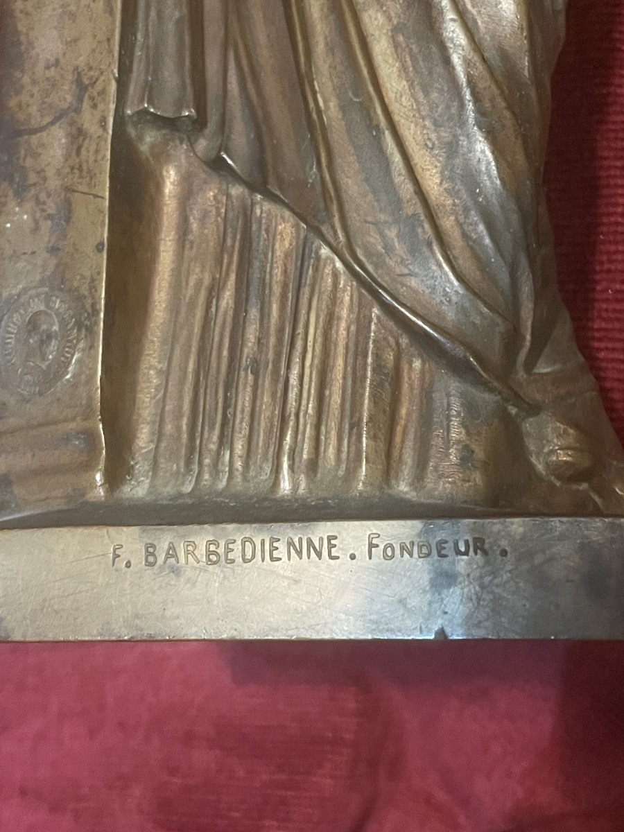 "Euterpe", bronze à l'antique de Barbédienne-photo-3