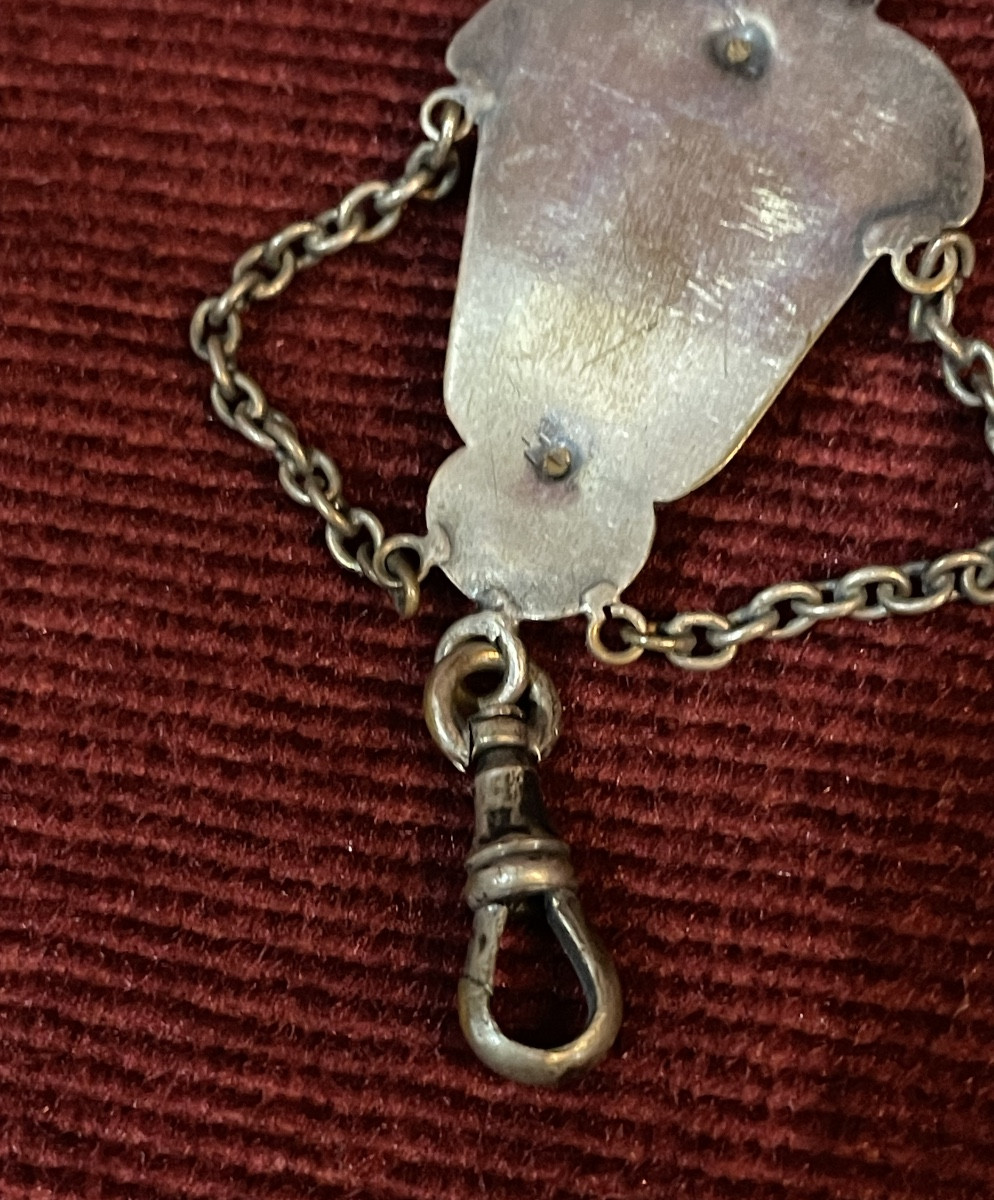 Seditious Chatelaine, Alsace-lorraine, 1871, In Silvered Metal -photo-1