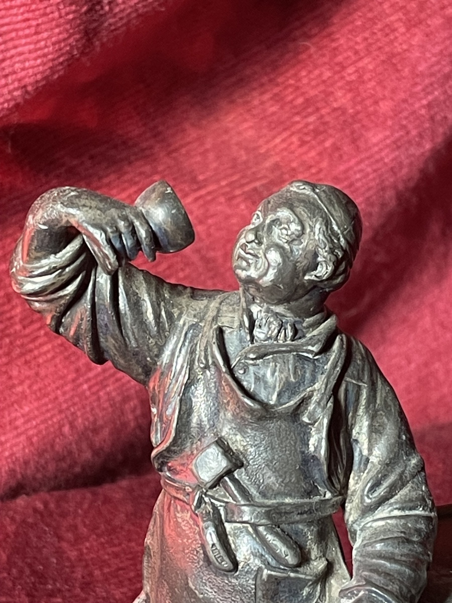 Small Silver-plated Metal Figurine By Wmf-photo-3