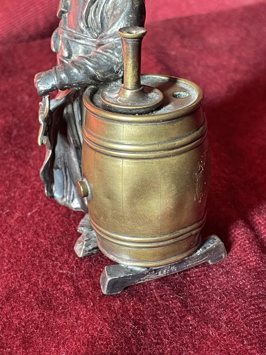 Small Silver-plated Metal Figurine By Wmf-photo-5