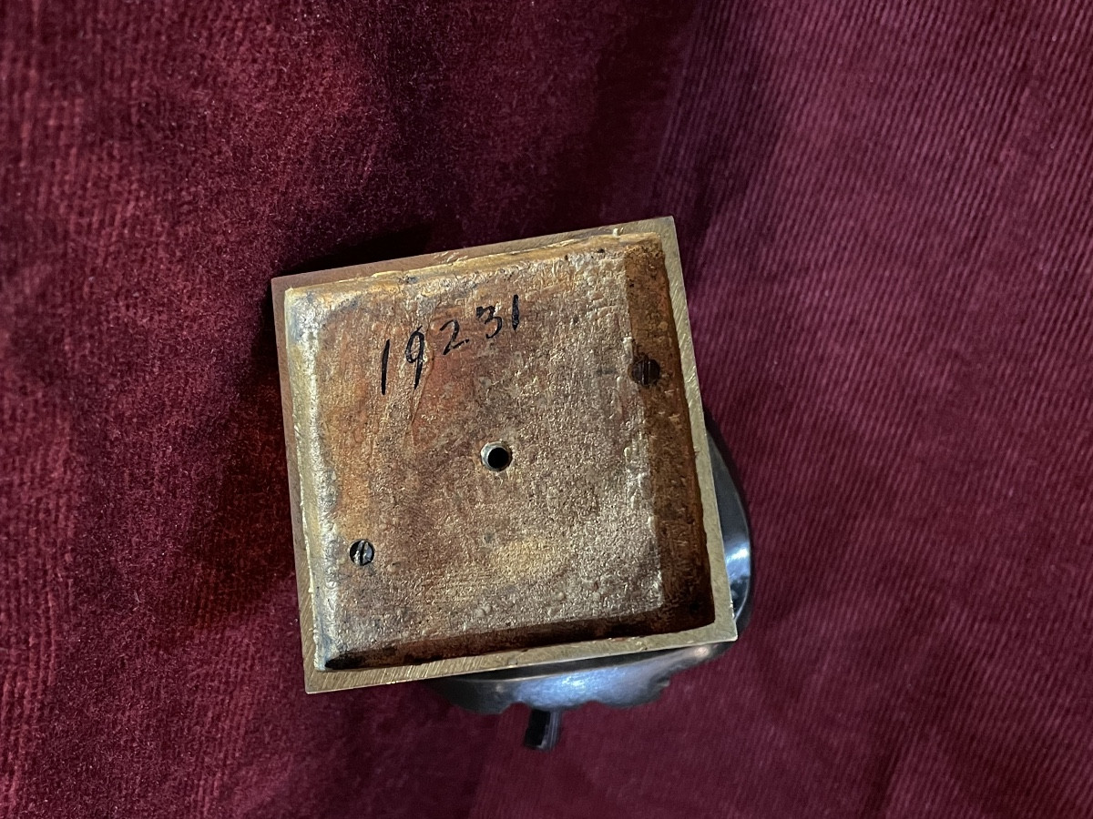 Egyptian Bronze Bust, Early 19th Century -photo-4