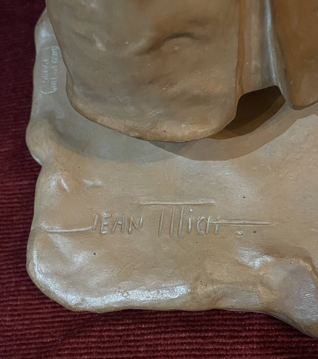 Chinese "chin-chin", Terracotta By Jean Mich -photo-3