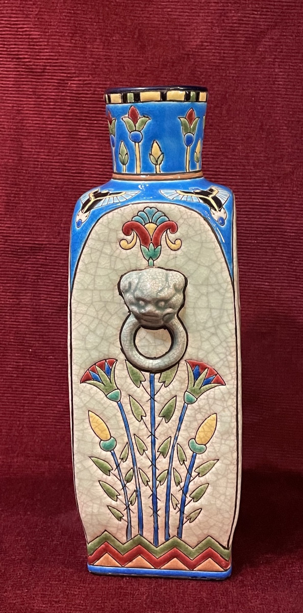 Vase Longwy à décor égyptien, 1910-photo-4