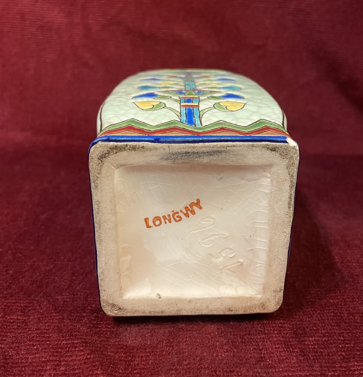 Vase Longwy à décor égyptien, 1910-photo-1