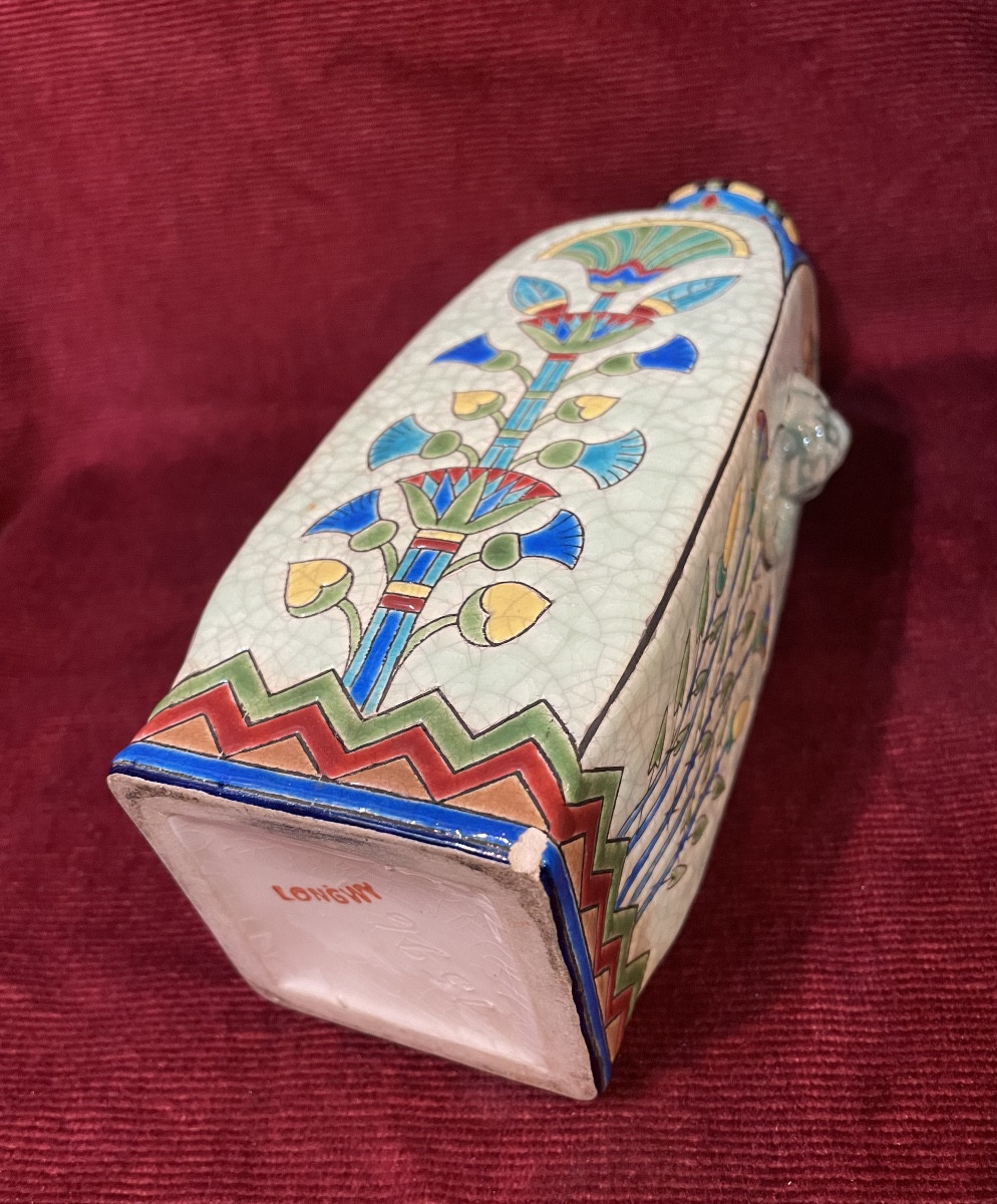 Vase Longwy à décor égyptien, 1910-photo-2