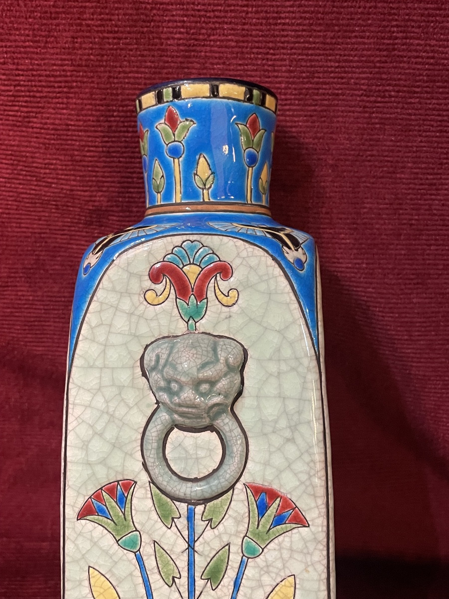 Vase Longwy à décor égyptien, 1910-photo-5