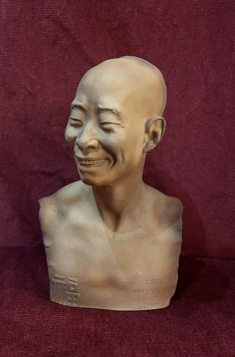 Chinese Terracotta "chih Fan" By Jean Mich