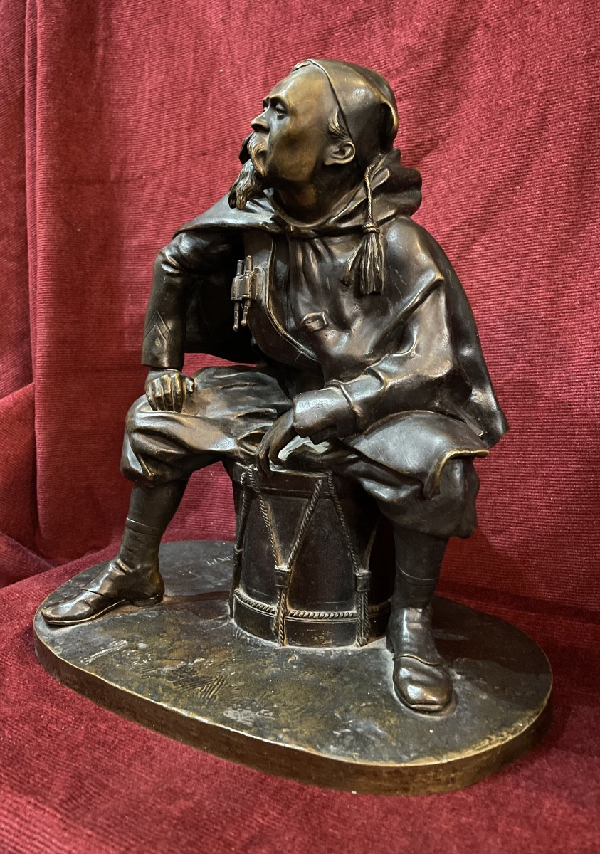 "zouave", Bronze By Kampf, 19th Century -photo-2
