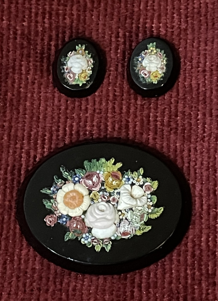 Trois micro-mosaïques 19ème siècle 