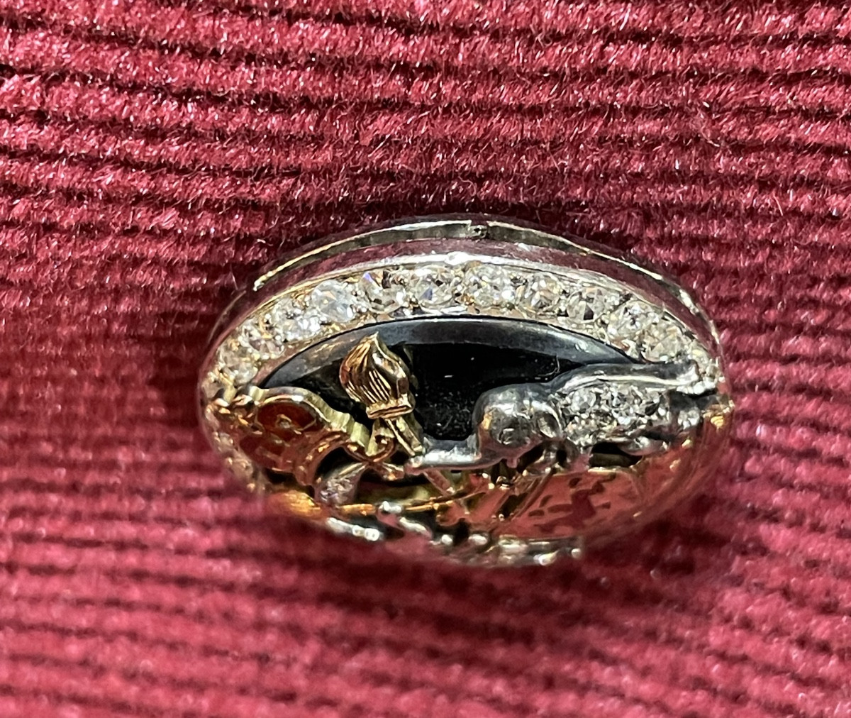 Button From An Outfit Worn By The Maharajah Of Baroda, Late 19th Century-photo-2