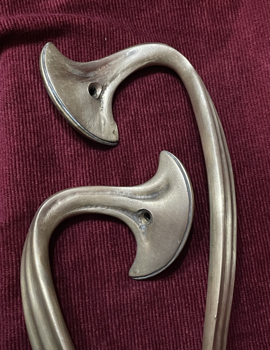 Poignées de porte d'un restaurant parisien, Art Nouveau -photo-2