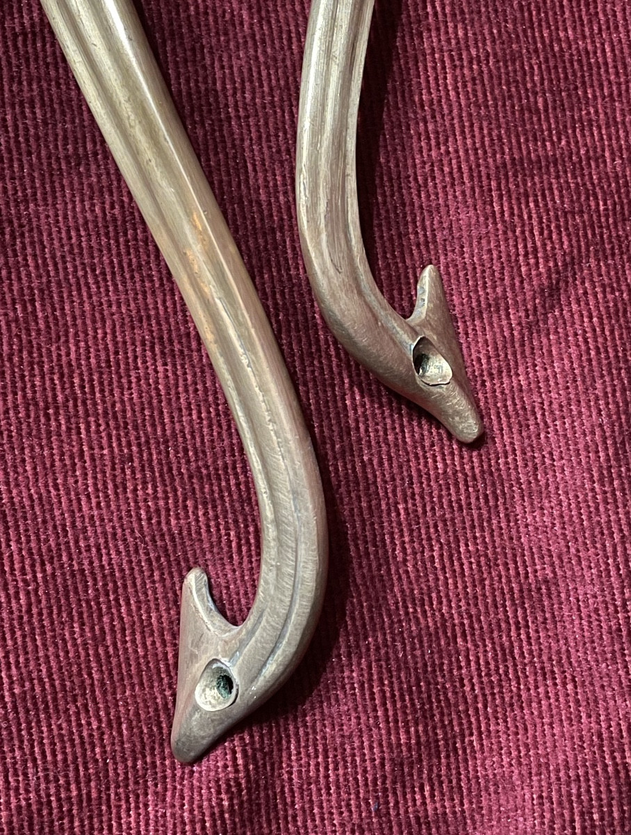 Poignées de porte d'un restaurant parisien, Art Nouveau -photo-3