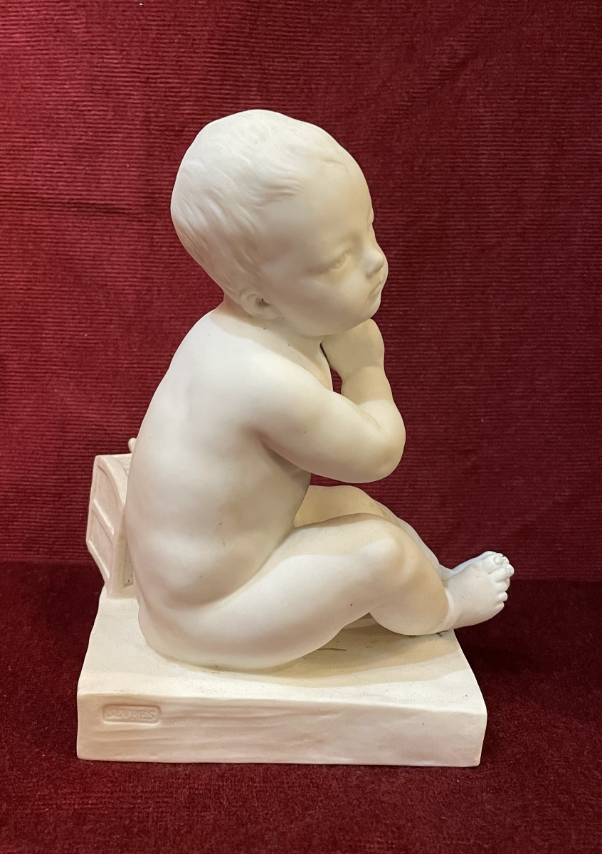 "young Child With A Cage", Sèvres Porcelain-photo-2