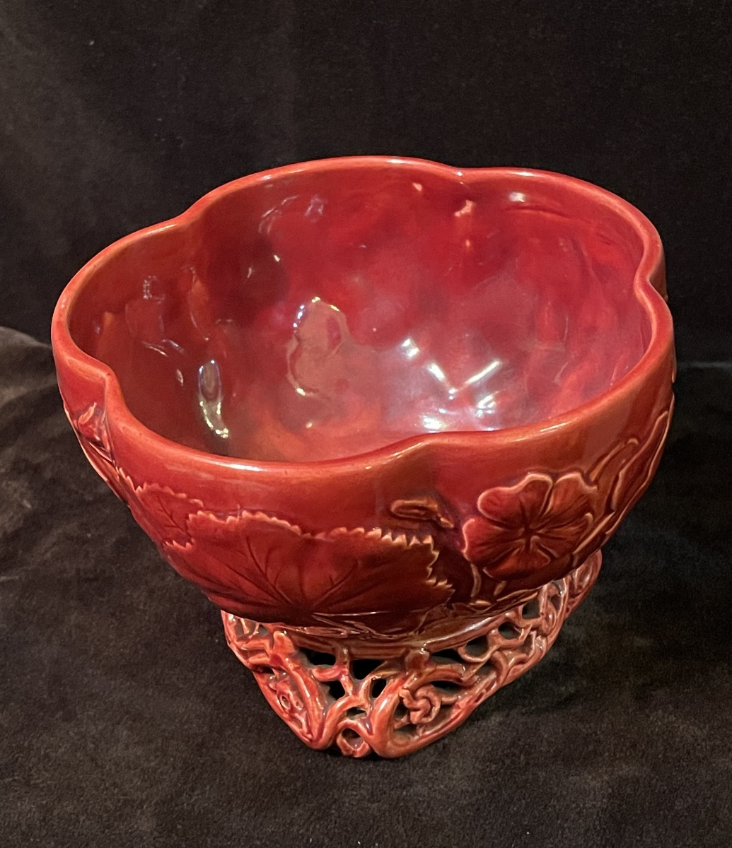 Coupe polylobée Paul Millet en céramique, Sèvres-photo-2