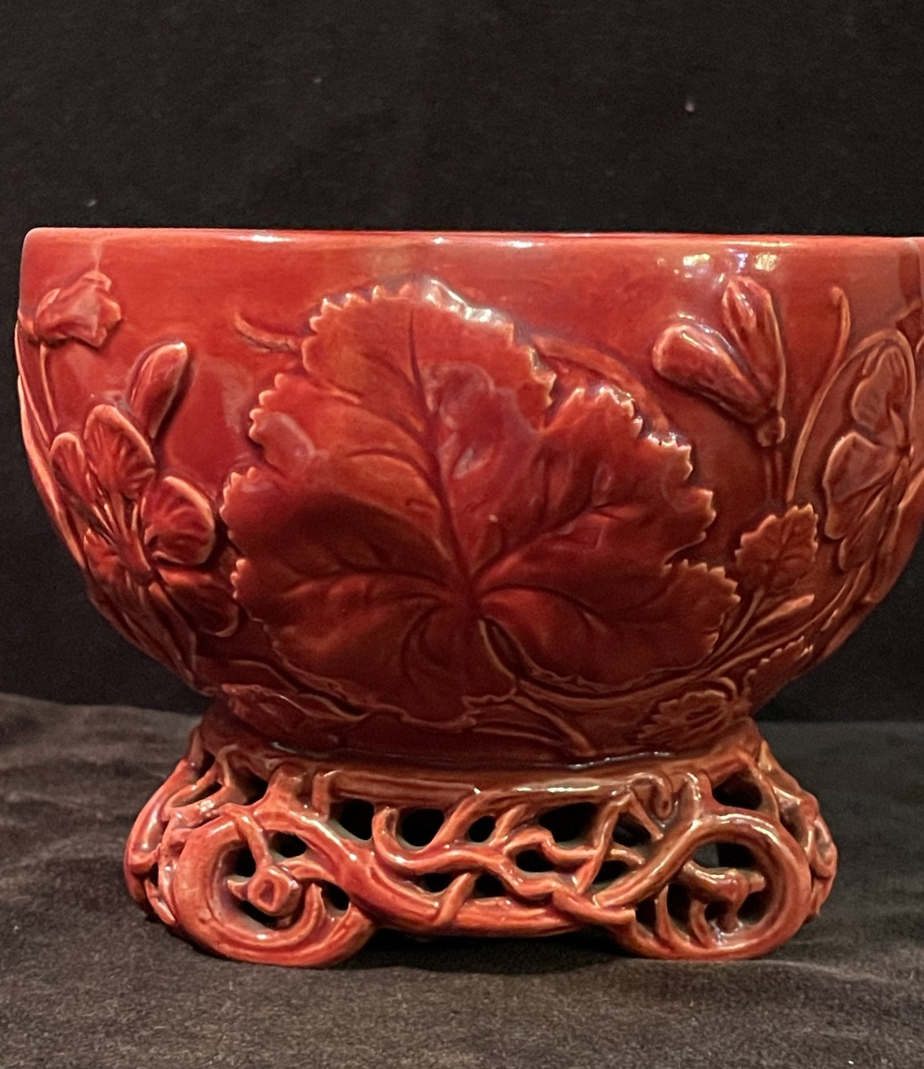 Coupe polylobée Paul Millet en céramique, Sèvres-photo-1