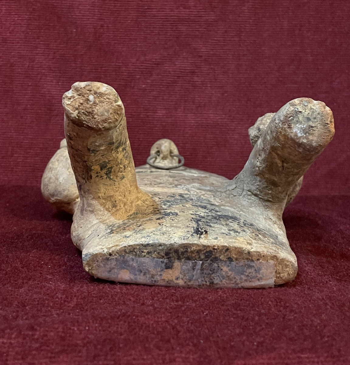 Statue précolombienne Quimbaya en terre cuite-photo-4