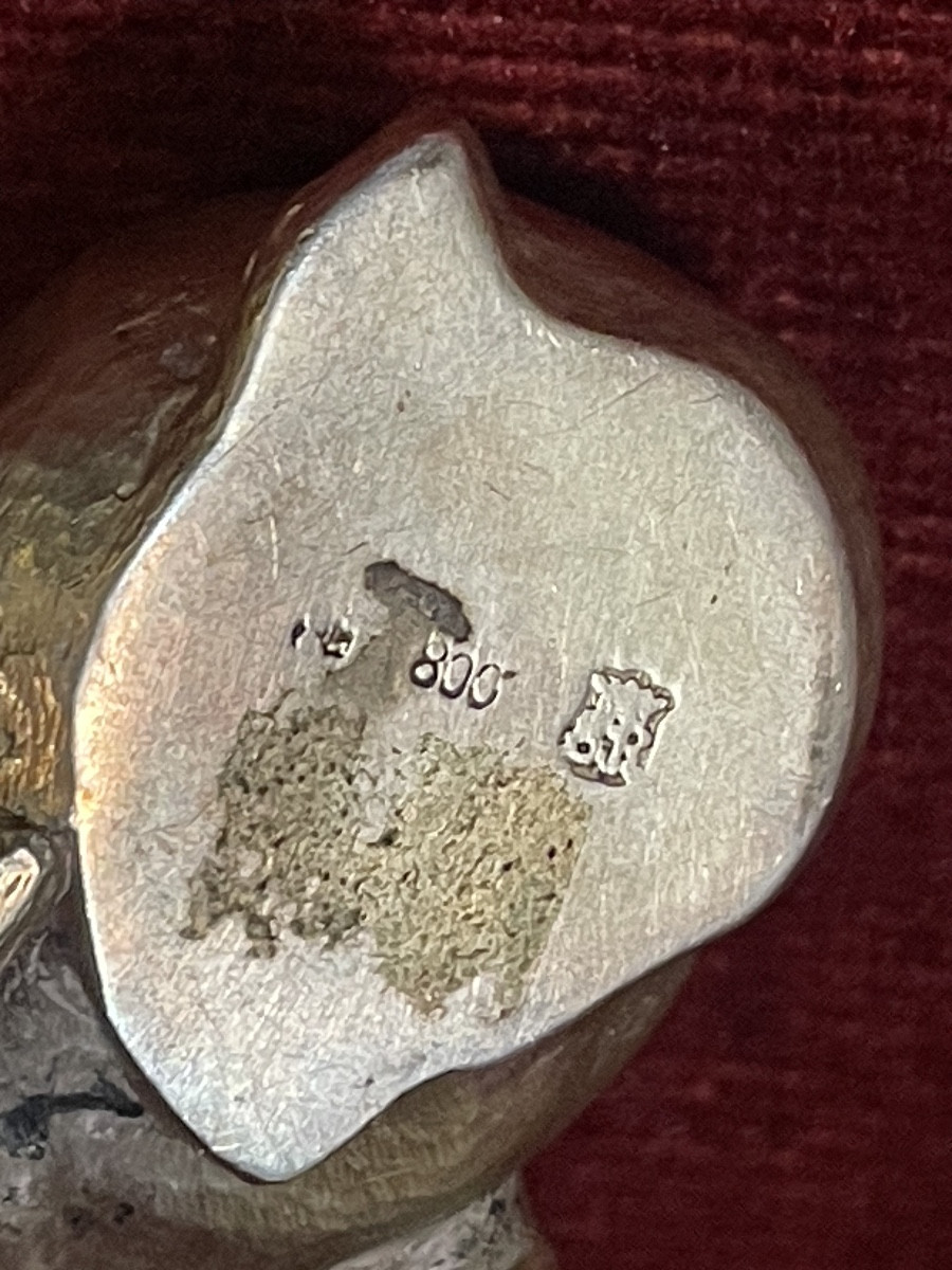 Small Silver Box In The Shape Of A Pig-photo-4