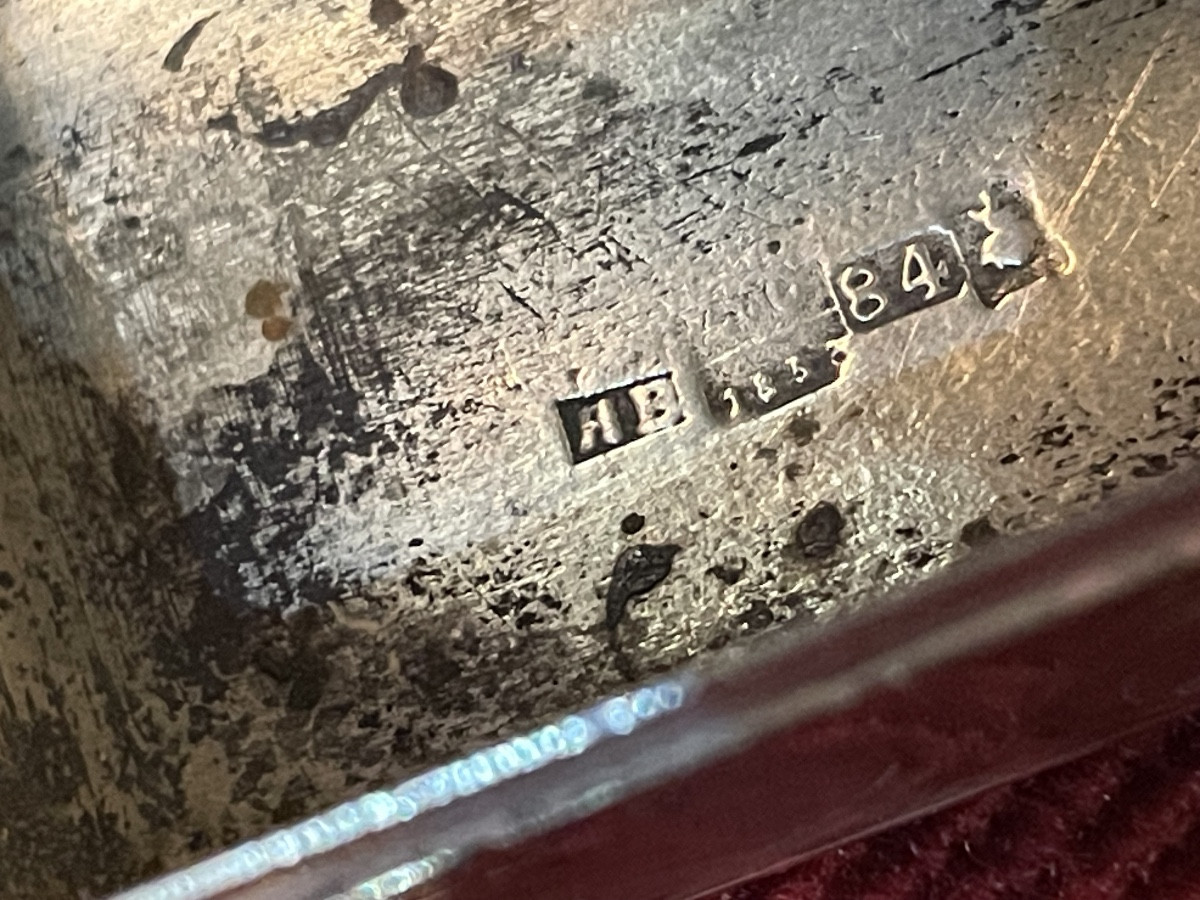 Boîte à priser/ tabatière russe en argent, 1850-photo-3