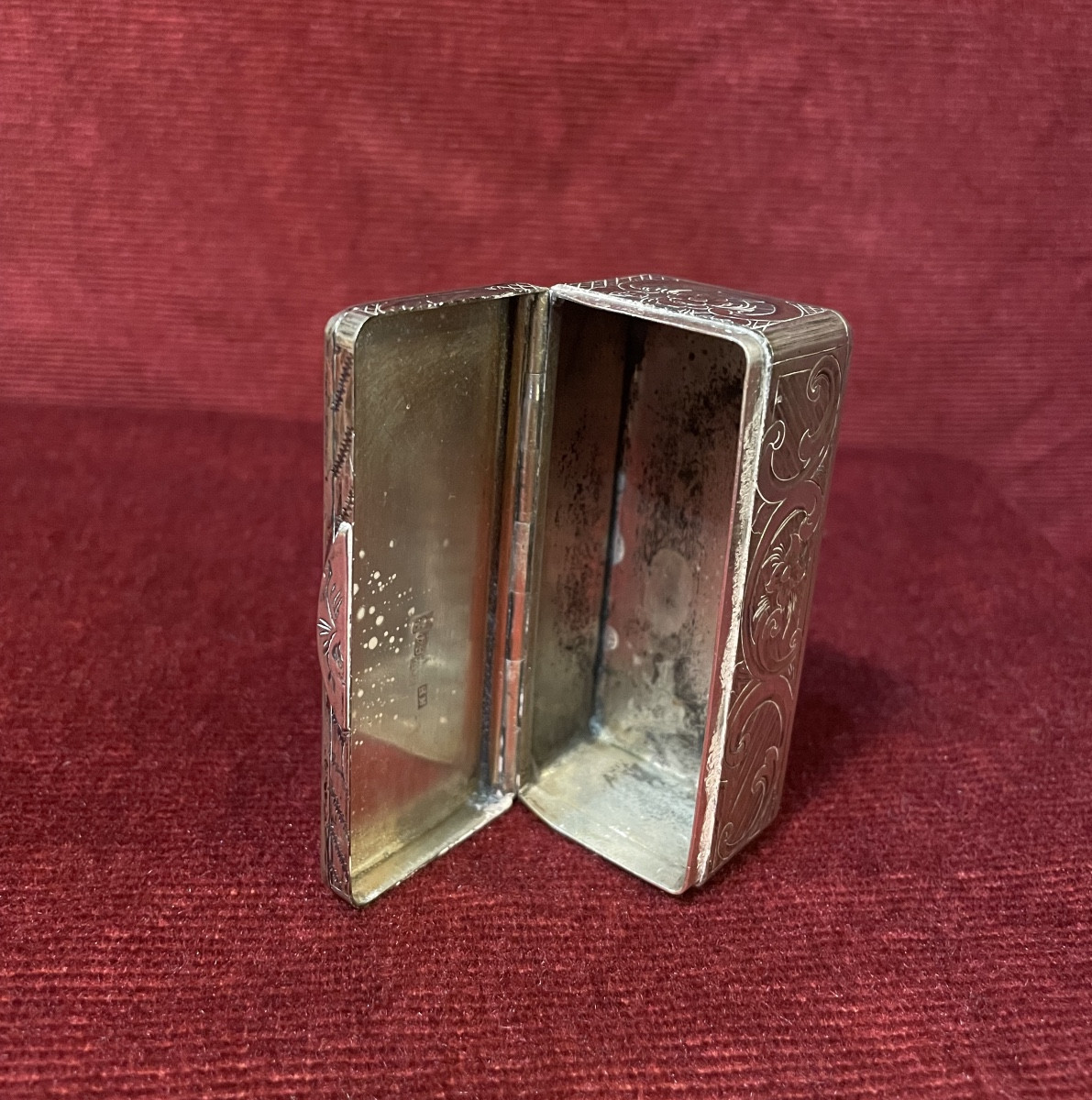 Boîte à priser/ tabatière russe en argent, 1850-photo-3