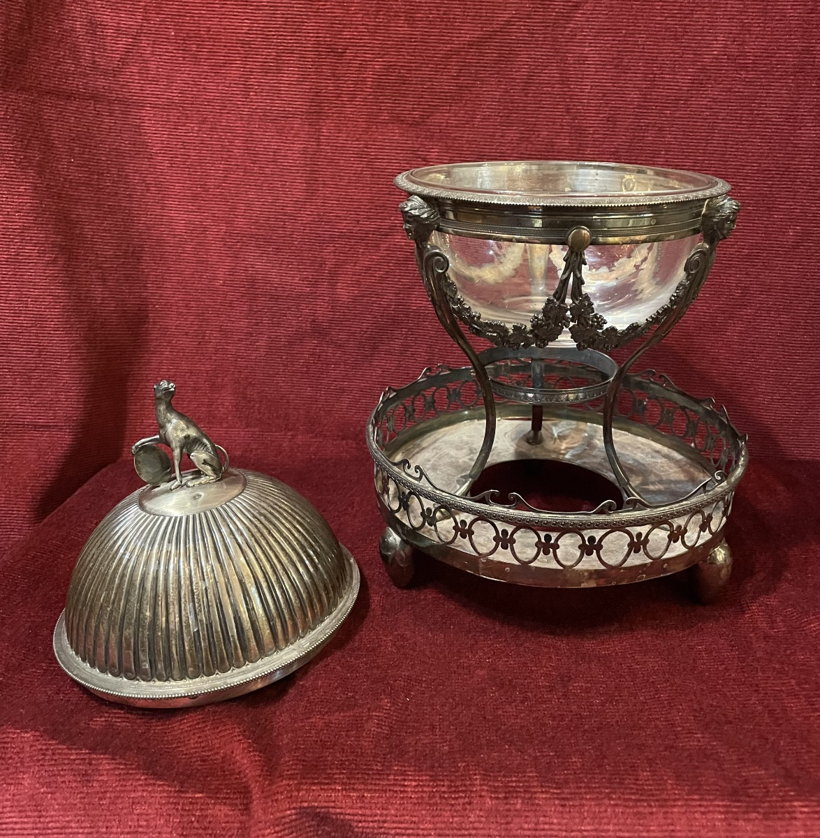 Silver Jam Cruet, Late 18th Century-photo-2