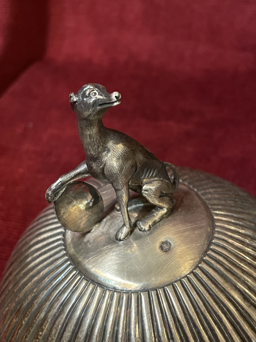 Silver Jam Cruet, Late 18th Century-photo-4