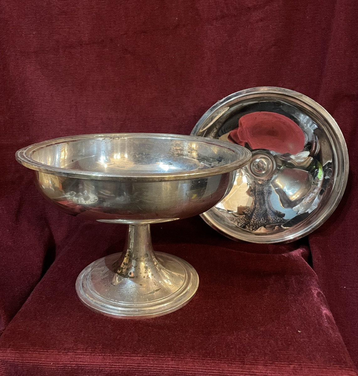 Silver-plated Legume Dish For The French Navy-photo-3