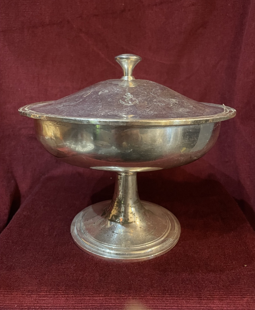 Silver-plated Legume Dish For The French Navy